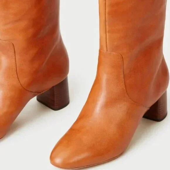 New Loeffler Randall Gia Cognac Tall Boot Size 9.5 - Picture 5 of 8